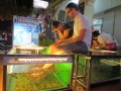 Imported from Thailand, this "foot massage" involves letting hundreds of fish nibble the dead skin off of your feet. Some find it kind of pleasant; others find it freaky and ticklish.