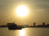 Sunset over Phnom Penh.