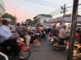We were told that there are traffic laws in Phnom Penh. I think there's actually only one, though: do what you have to. Seriously, most intersections have no traffic lights, so light anarchy is the status quo.