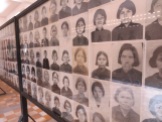 The Khmer Rouge took photos of every prisoner, but they got separated from their information folders and so the identities of many of these remain unknown.