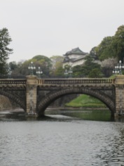Nijūbashi bridge leads to the main gate of the Imperial Palace.
